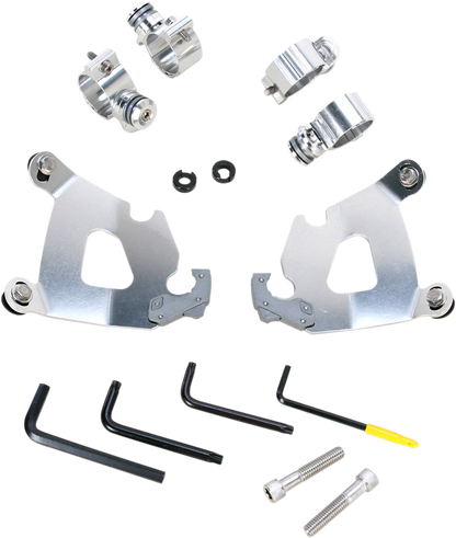MEMPHIS SHADES Cafe Mounting Kit - Polished - XL1200X MEK1996