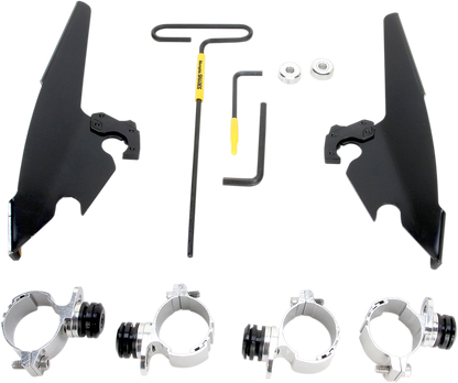 MEMPHIS SHADES Batwing - Mounting Kit - Black - XL12C MEB2008