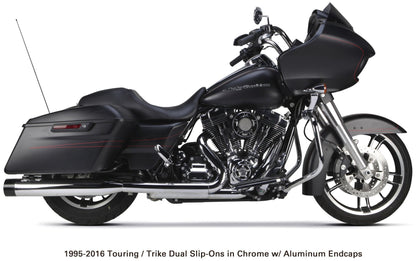 Comp S Slip On Tc Flh/Flt Chrome W/Black Endcap