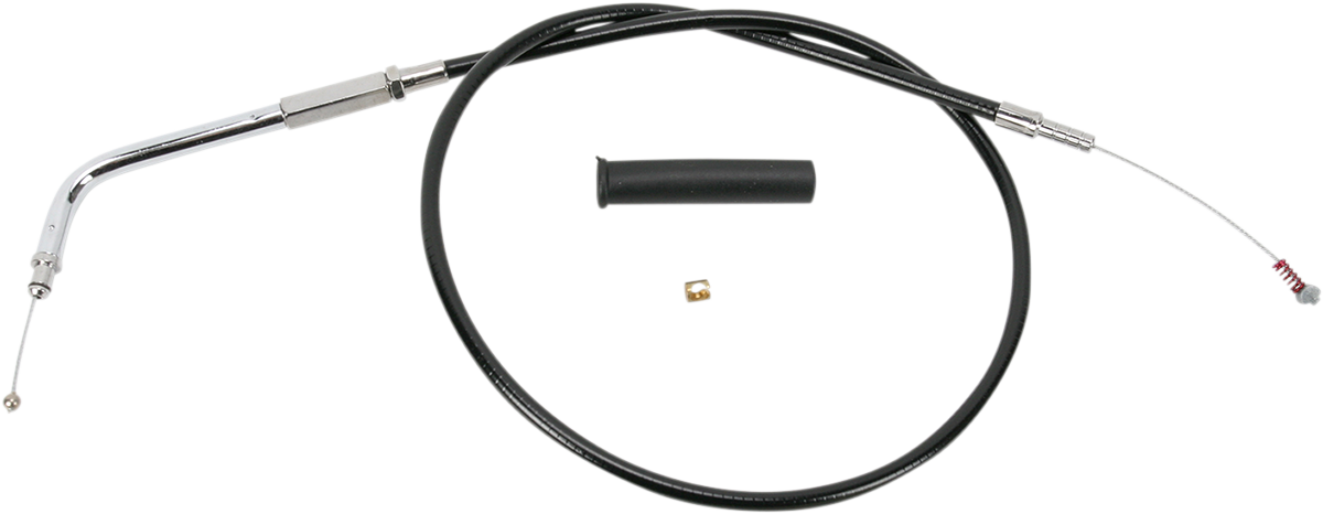 DRAG SPECIALTIES Black Vinyl Idle Cable - 42-1/2" 4342103B