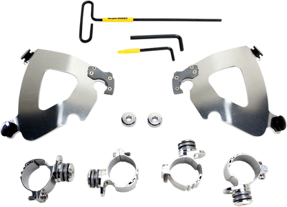 MEMPHIS SHADES Gauntlet Mounting Kit - Polished - XL1200 MEK2006