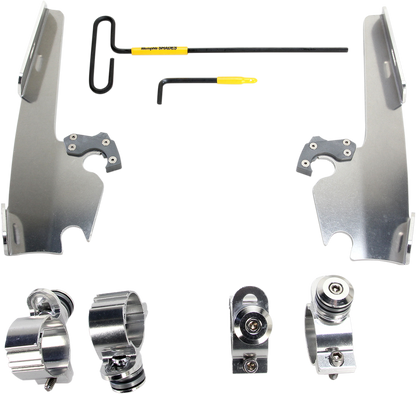 MEMPHIS SHADES Fats/Slim Mounting Kit - Polished - XL12C MEK2005