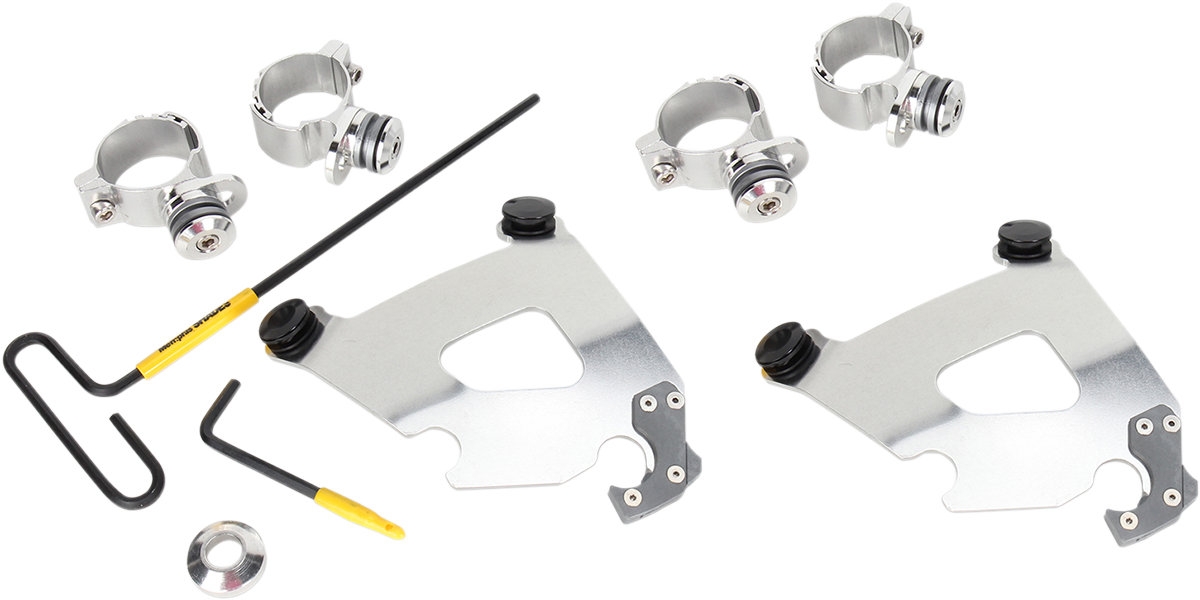 MEMPHIS SHADES Cafe Mounting Kit - Polished - XL MEK2003