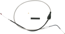 DRAG SPECIALTIES Stainless Braided Idle Cable - Cruise - 38-3/16" 5343000B