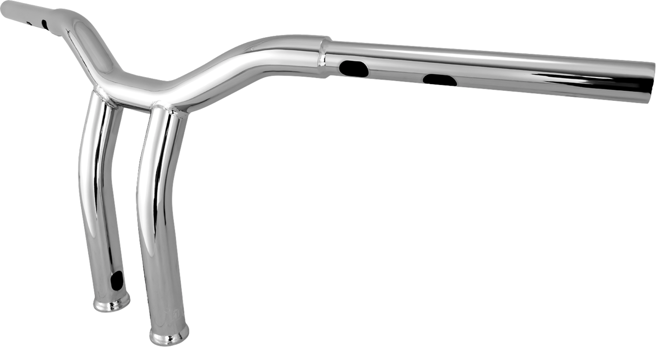 BURLY BRAND Dominator Handlebar - Touring/Softail - 10" - Chrome B12-6081C