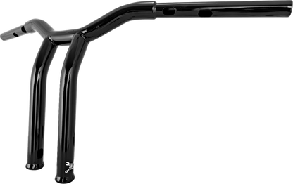 BURLY BRAND Dominator Handlebar - Touring/Softail - 12" - Black B12-6082B