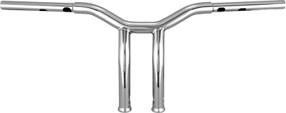 BURLY BRAND Dominator Handlebar - Touring/Softail - 10" - Chrome B12-6081C