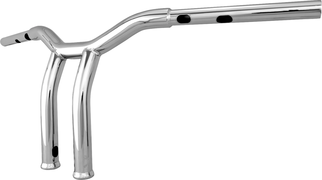 BURLY BRAND Dominator Handlebar - Touring/Softail - 10" - Chrome B12-6081C