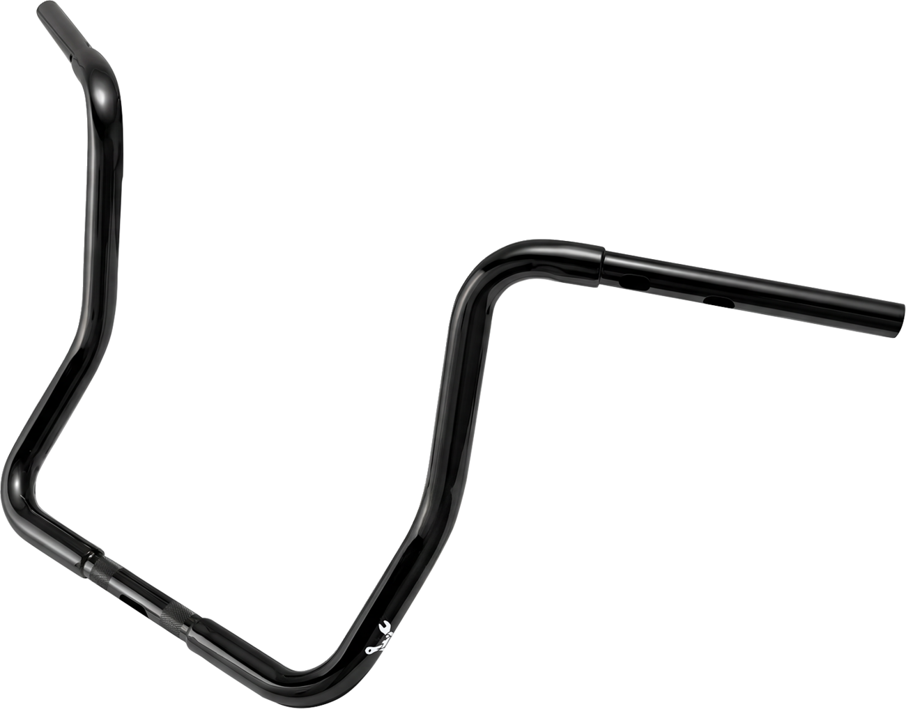 BURLY BRAND 1-1/4" Bagger Ape Hanger Handlebar - Touring - 15" - Black B12-2102B