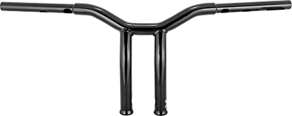 BURLY BRAND Dominator Handlebar - Touring/Softail - 10" - Black B12-6081B