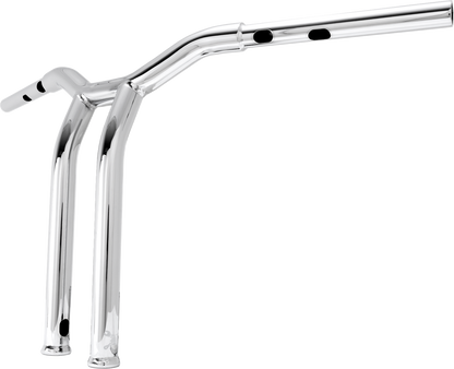 BURLY BRAND Dominator Handlebar - Touring/Softail - 14" - Chrome B12-6083C