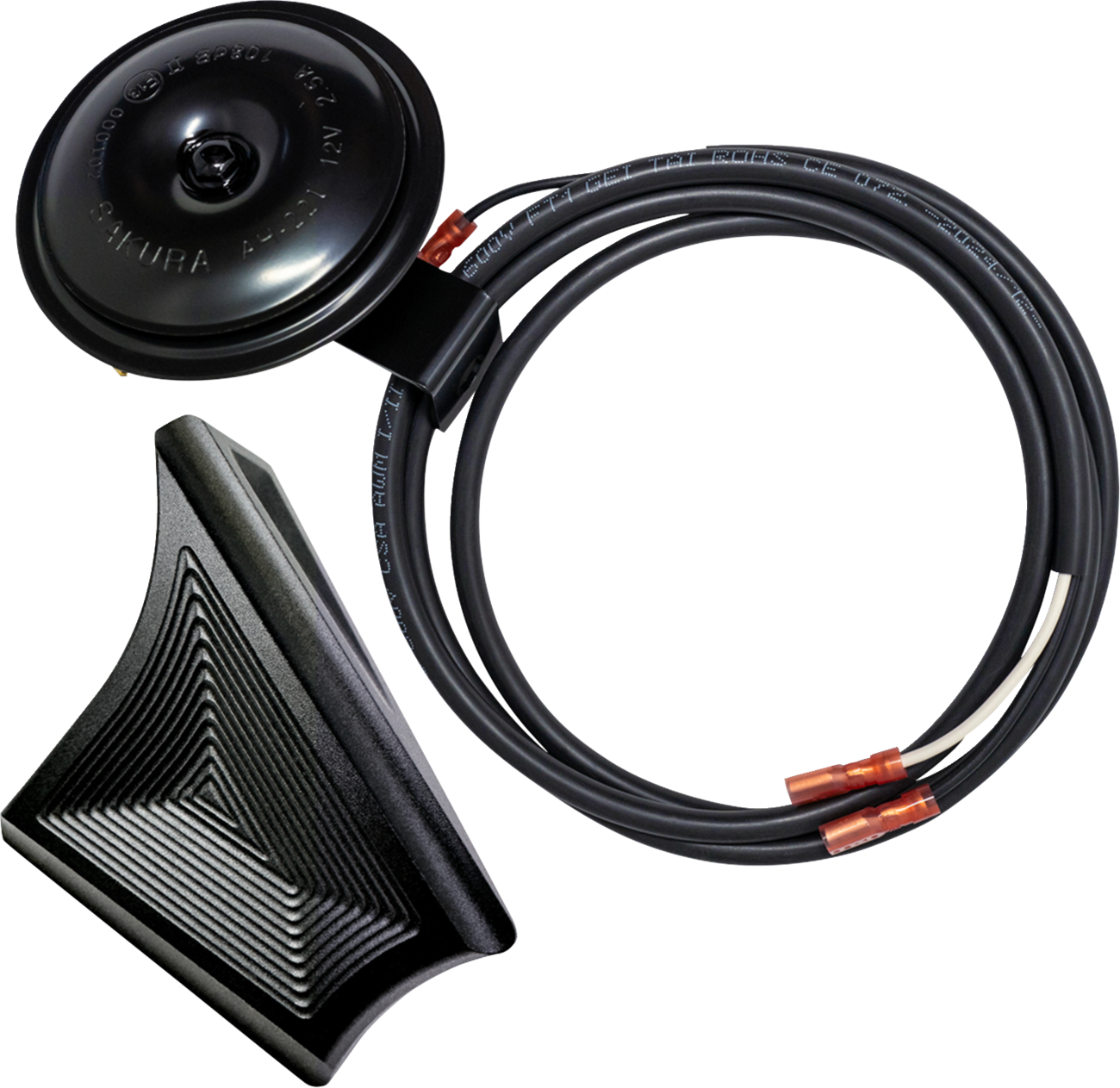 KODLIN USA Vektor Horn Relocation Kit - Gloss Black KUS25853