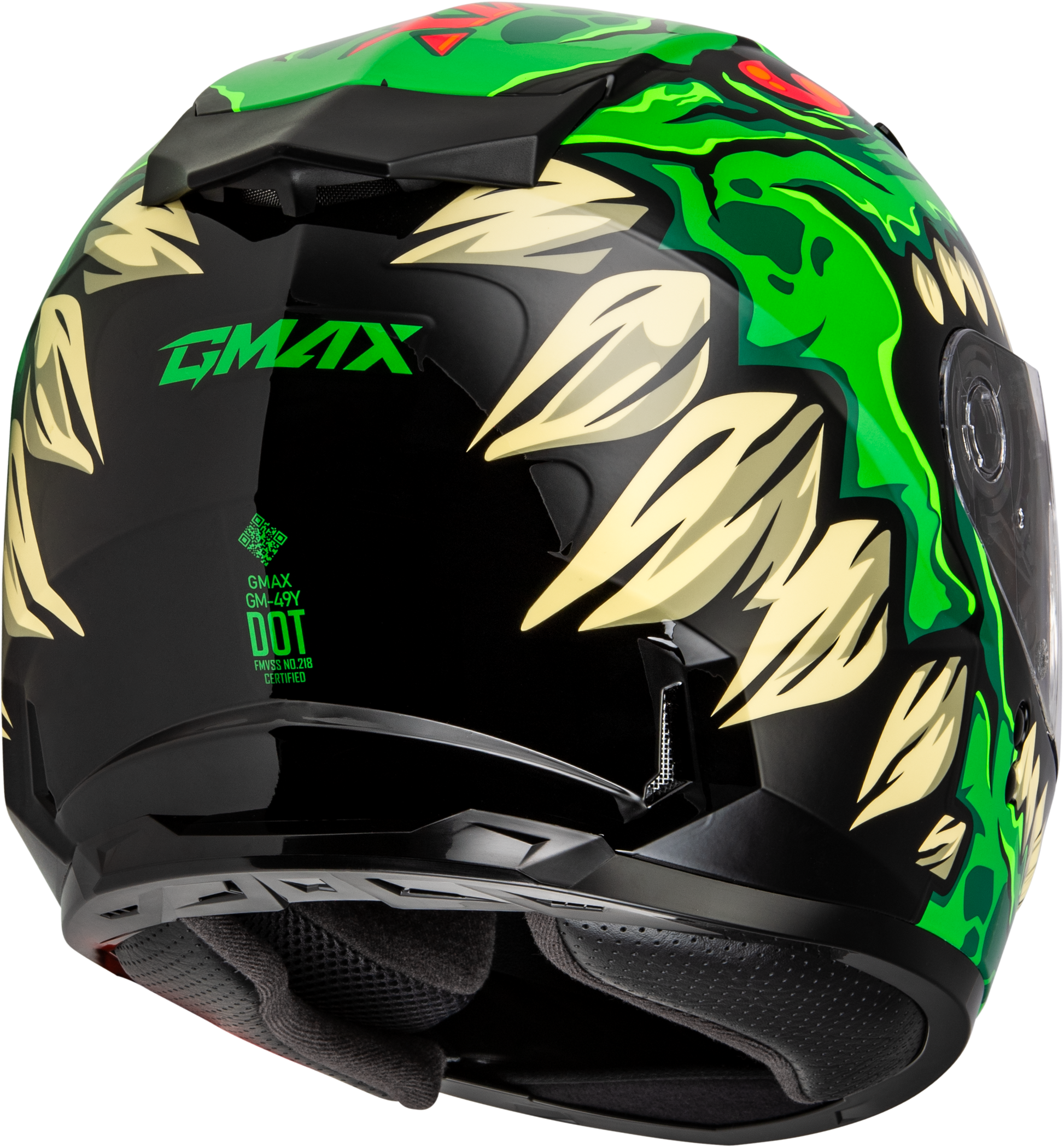 Youth Gm 49y Drax Snow Helmet Green Ym