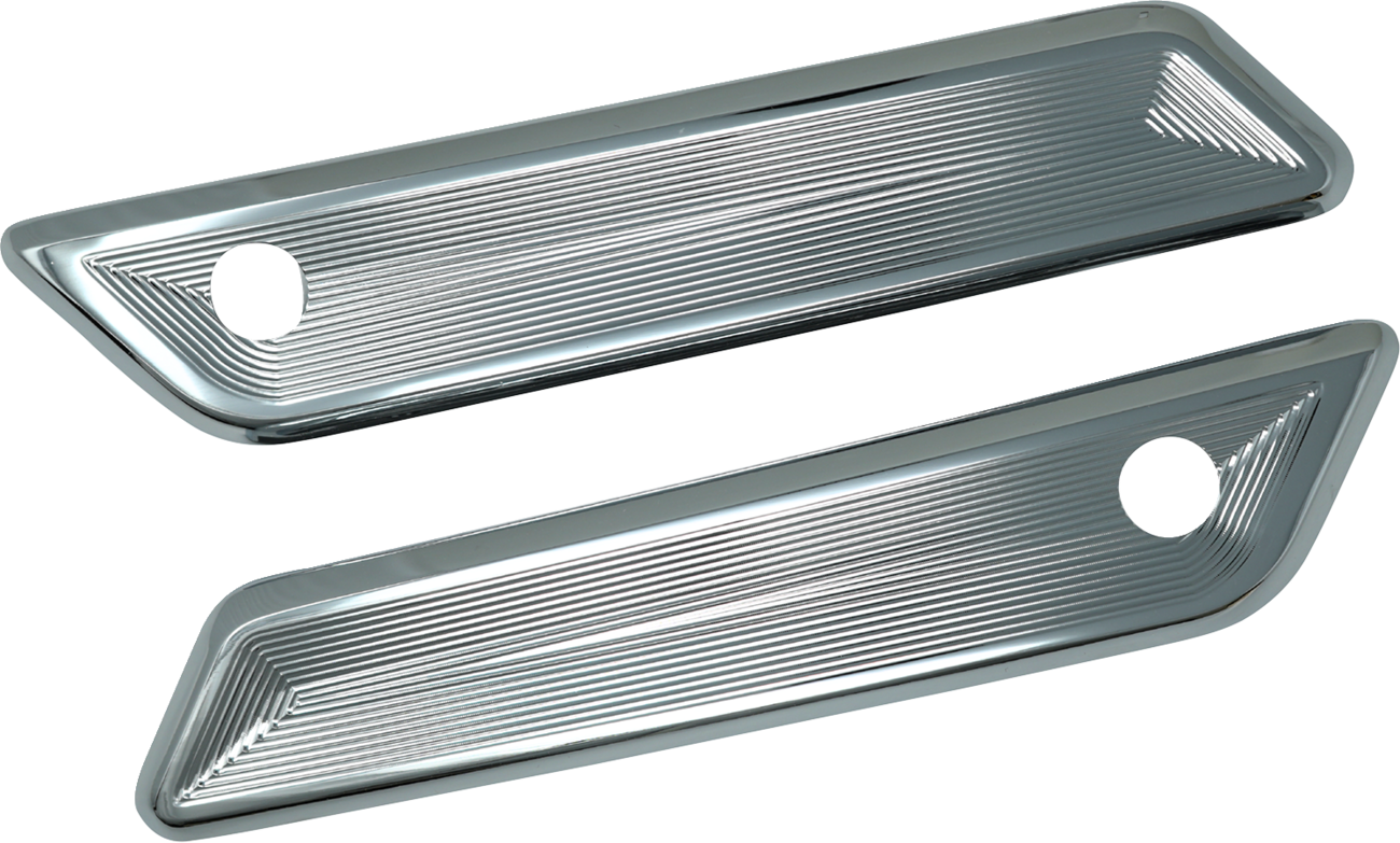 KODLIN USA Saddlebag Latch Covers - Chrome - Vektor - FLH/FLT '23-'26 K59494