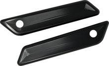 KODLIN USA Saddlebag Latch Covers - Gloss Black - Vektor - FLH/FLT '23-'26 K59493