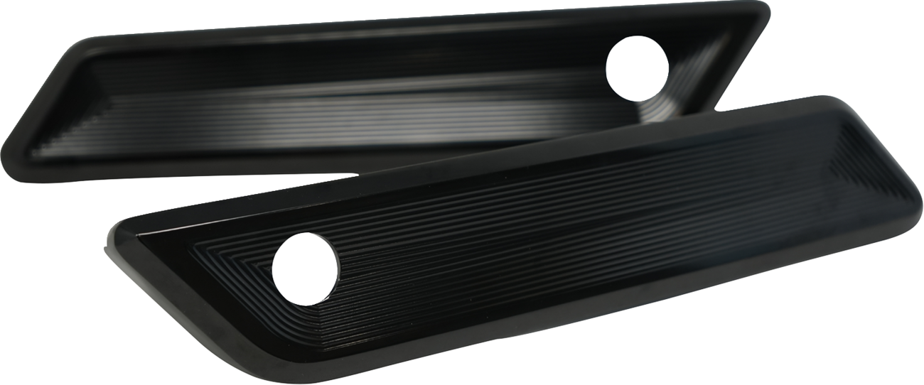 KODLIN USA Saddlebag Latch Covers - Gloss Black - Vektor - FLH/FLT '23-'26 K59493