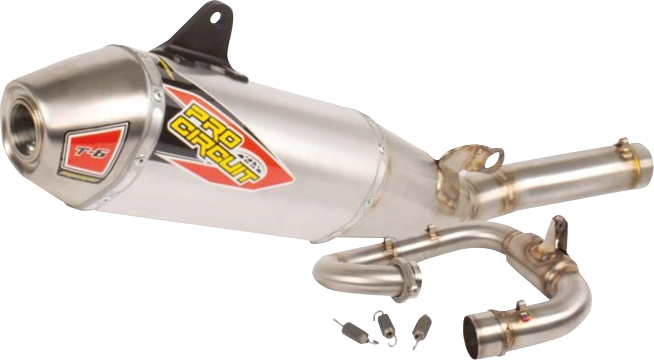 PRO CIRCUIT T-6 Exhaust System - Stainless Steel - YZ250 F/X 0132625G