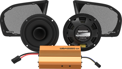 WILD BOAR AUDIO Amplifier/Speaker Kit - 500 W - FLTR HOG WILD RG2-24