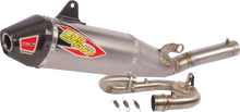 PRO CIRCUIT Ti-6 Pro Titanium Exhaust System - Titanium/Carbon Fiber - YZ250F 0332625F
