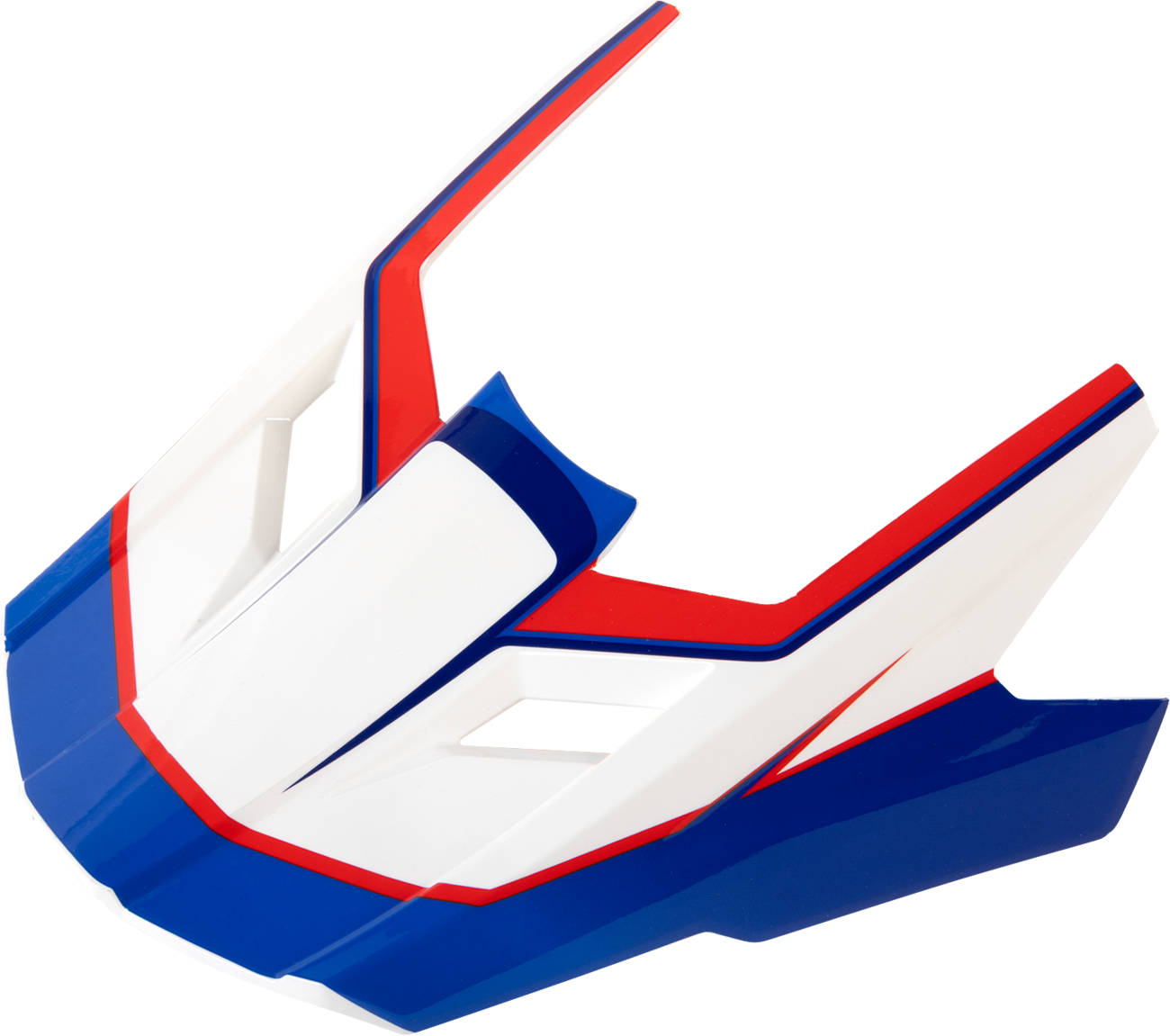 Z1R Youth Dirt Maxx Visor Kit - Vortex - Red/White/Blue 0132-1948