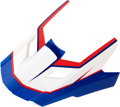Z1R Youth Dirt Maxx Visor Kit - Vortex - Red/White/Blue 0132-1948