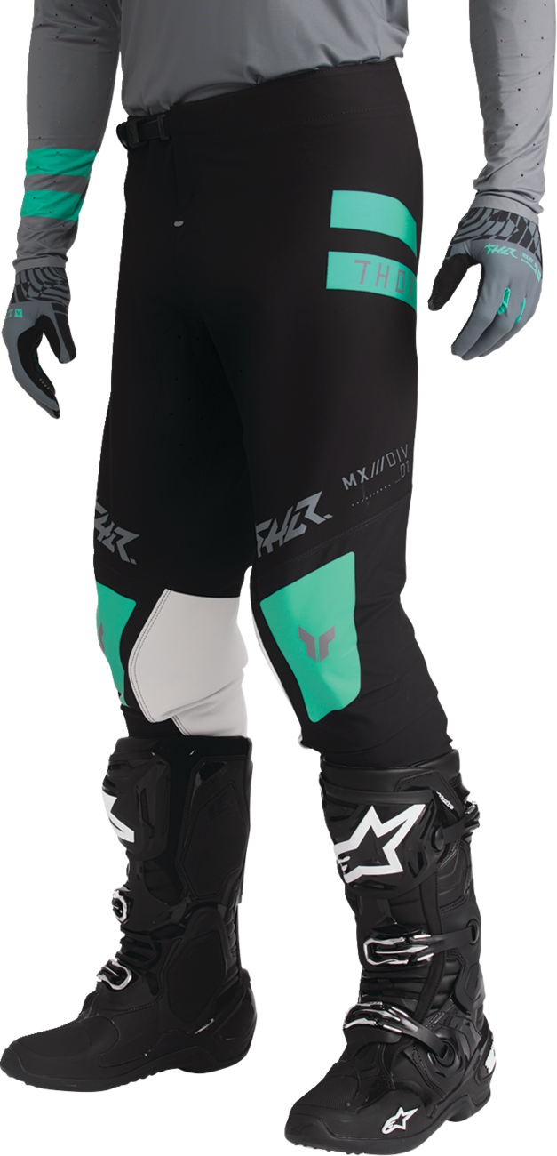 THOR Sportmode Mind Control Gloves - Charcoal/Black - 2XL 3330-9105