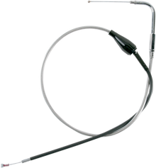 DRAG SPECIALTIES Stainless Braided Idle Cable - Cruise - 38-7/8" 5342800B