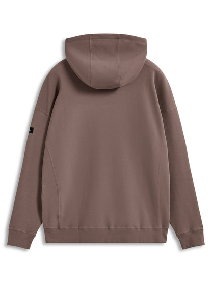 Camino Textured Ovrsizd Hoodie Taupe Xl