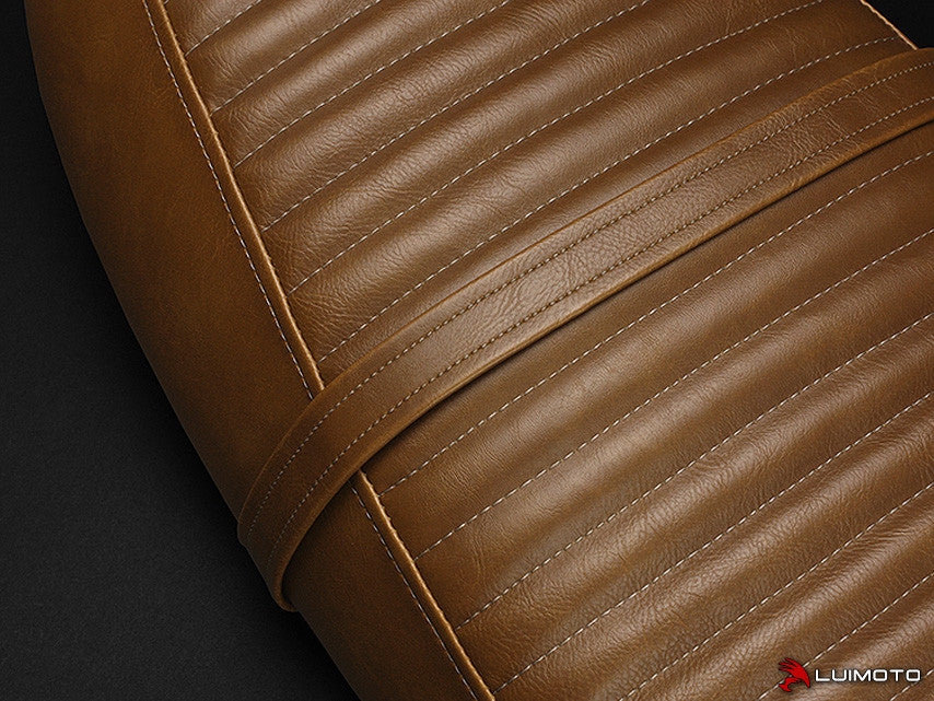 LUIMOTO Vintage Classic Seat Covers for the Triumph Bonneville / T100 / T120 2016+
