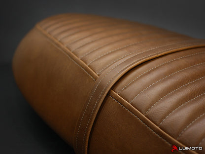 LUIMOTO Vintage Classic Seat Covers for the Triumph Bonneville / T100 / T120 2016+