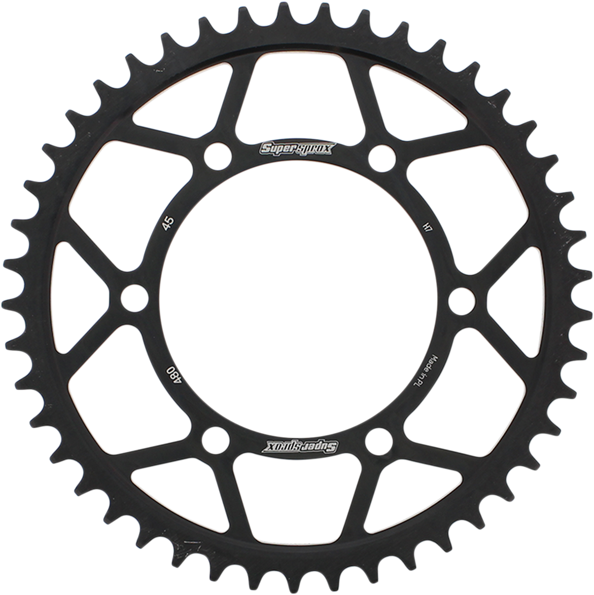 SUPERSPROX Rear Sprocket - 45 Tooth - Suzuki/Yamaha RFE-480-45-BLK