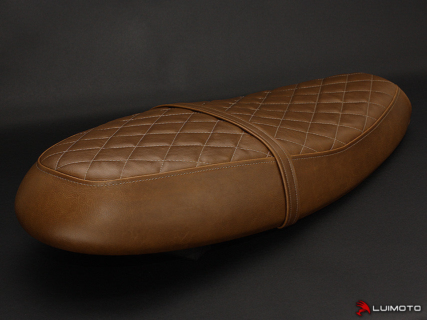 LUIMOTO Vintage Diamond Motorcycle Seat Covers for TRIUMPH BONNEVILLE 16+ / T100 17 / T120 16+
