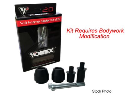Vortex Racing 07-16 Suzuki GSF 650,1250 Bandit V3 2.0 Frame Slider Kit- Modification Required