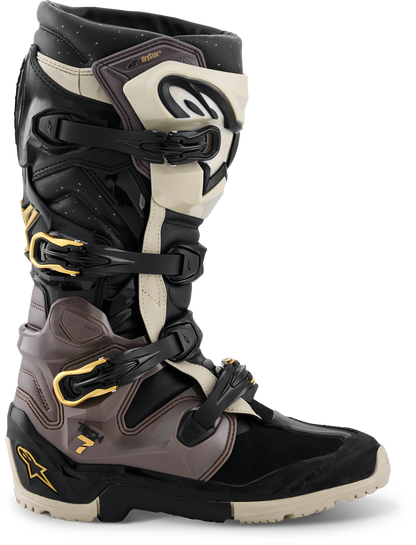 Tech 7 Enduro Drystar Black/Dark Gry/Gold 8