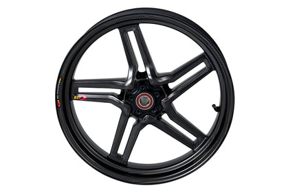 BST Rapid TEK 5 Split-Spoke Carbon Fiber Front Wheel for the BMW S1000RR / S1000R (cast wheels) - 3.5 x 17 (2020+)