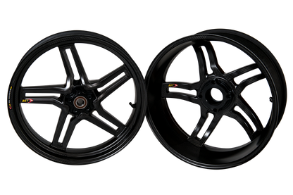 BST Rapid TEK 5 Split-Spoke Carbon Fiber Front Wheel for the Ducati Sport Classic (Paul Smart / GT1000 / Sport 1000) - 3.5 x 17