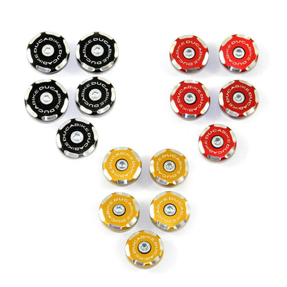 DBK Special Parts (Ducabike) Contrast Cut Frame Plug Kit for the Ducati Hypermotard