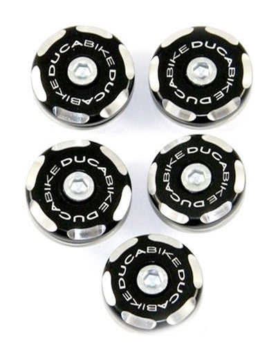 DBK Special Parts (Ducabike) Contrast Cut Frame Plug Kit for the Ducati Hypermotard