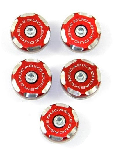 DBK Special Parts (Ducabike) Contrast Cut Frame Plug Kit for the Ducati 748/916/996/998