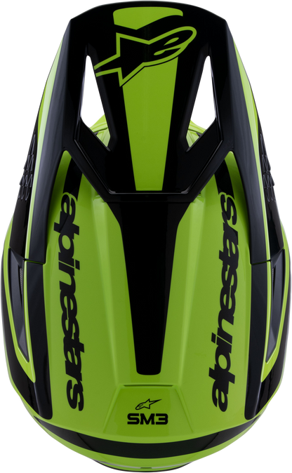 Sm3 Heat Helmet Yellow Fluo/Black Glossy Sm