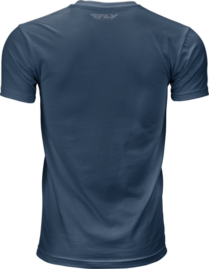 Fly F Wing Tee Midnight Navy/Grey Lg