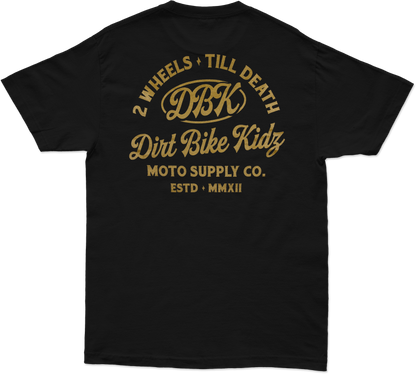 Gold Nugget Tee Black Lg