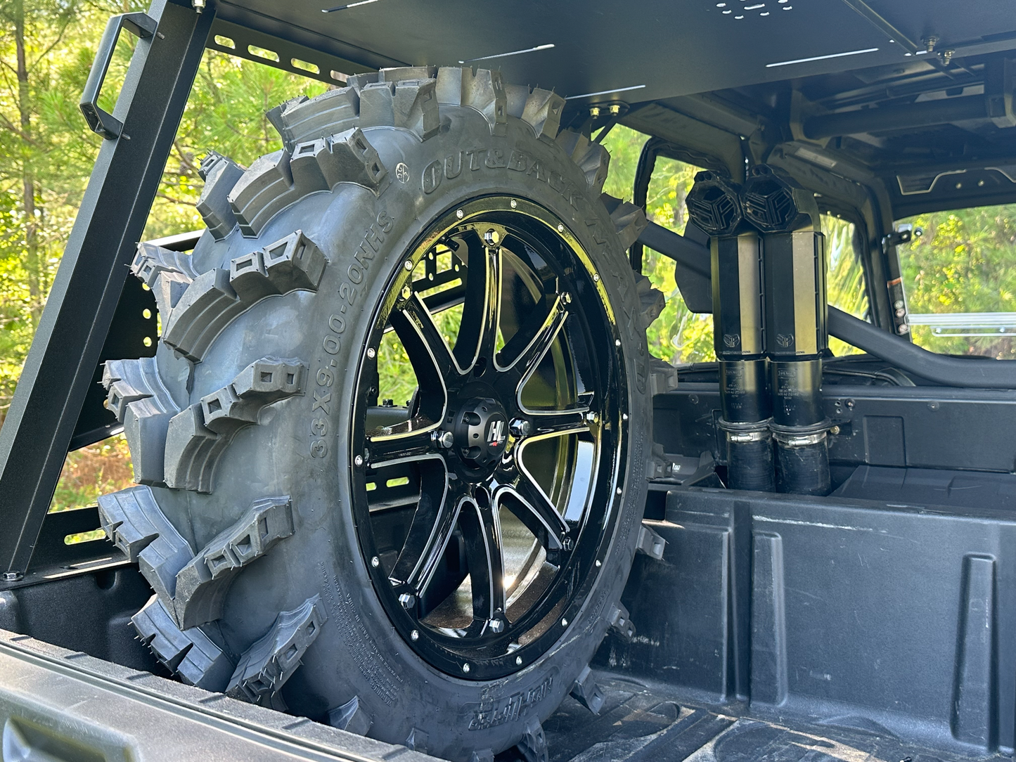 Spare Tire Mount Bed Rack
