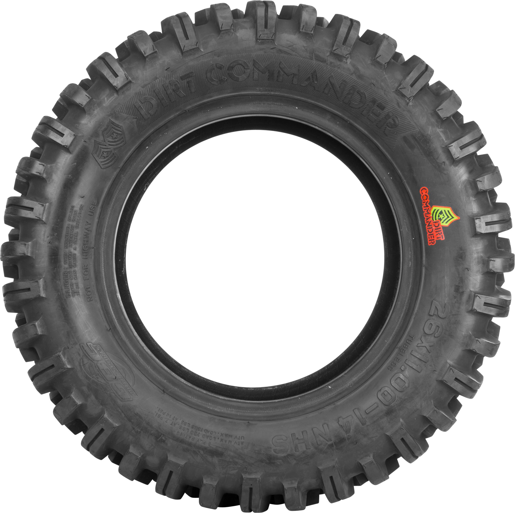 Tire Dirt Commander Rear 29x11 14 Bias Lr985lbs