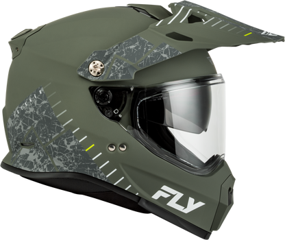 Fly Trekker Granite Helmet Matte Sage/Grey Xl