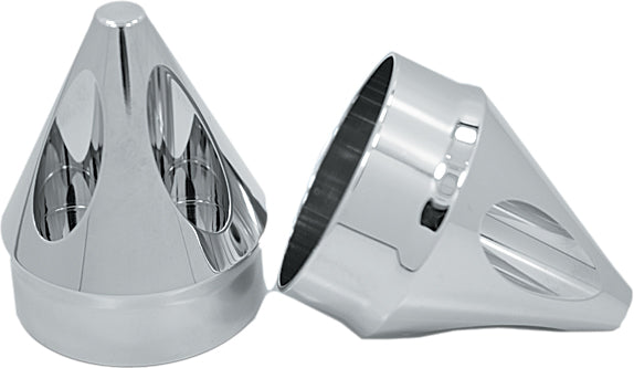 Axle Nut Cover Spike Chrome 1"