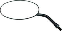 BikeMaster Adjustable Oval Mirror 10mm - Each - Black