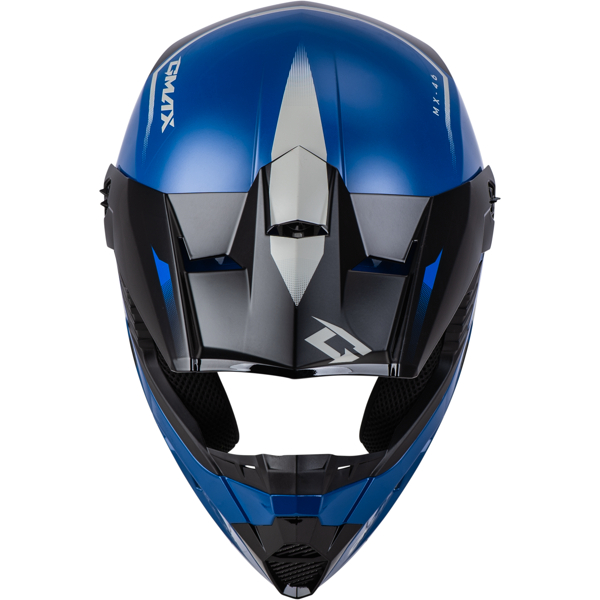 Mx 46 Compound Helmet Blue/Black/Grey Md