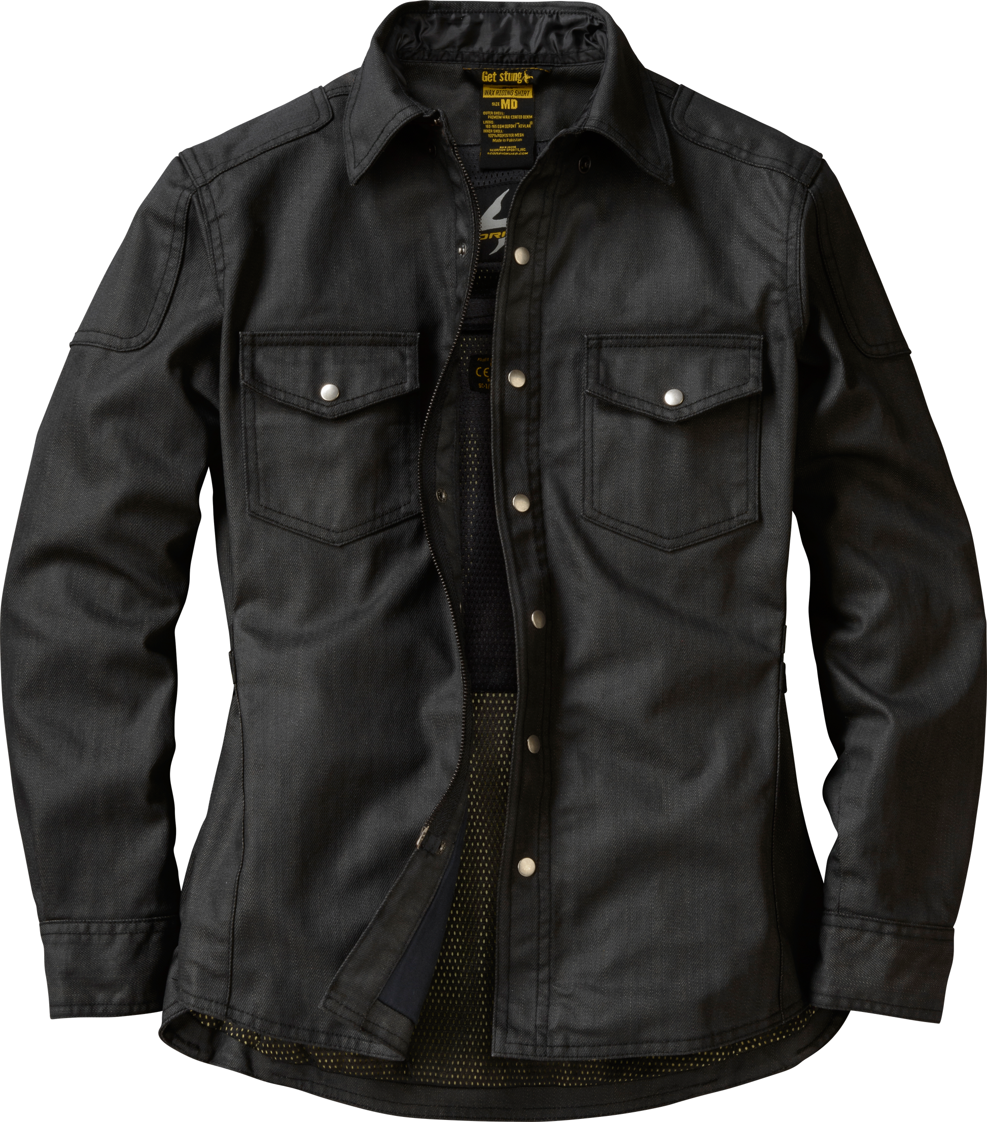 Covert Womens Wax Riding Shirt Black Xs