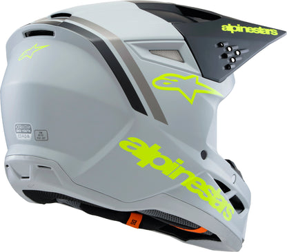 Sm3 Youth Radium Helmet Gry/Blk/Ylw Fluo Matte Ys